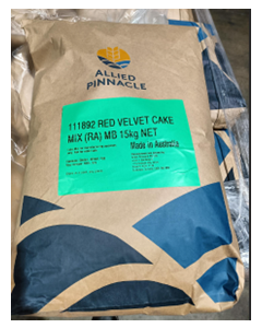 Cake Mix Red Velvet 15Kg RA MB
