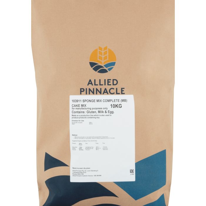 AM Cake Mix Sponge Complete 10Kg MB