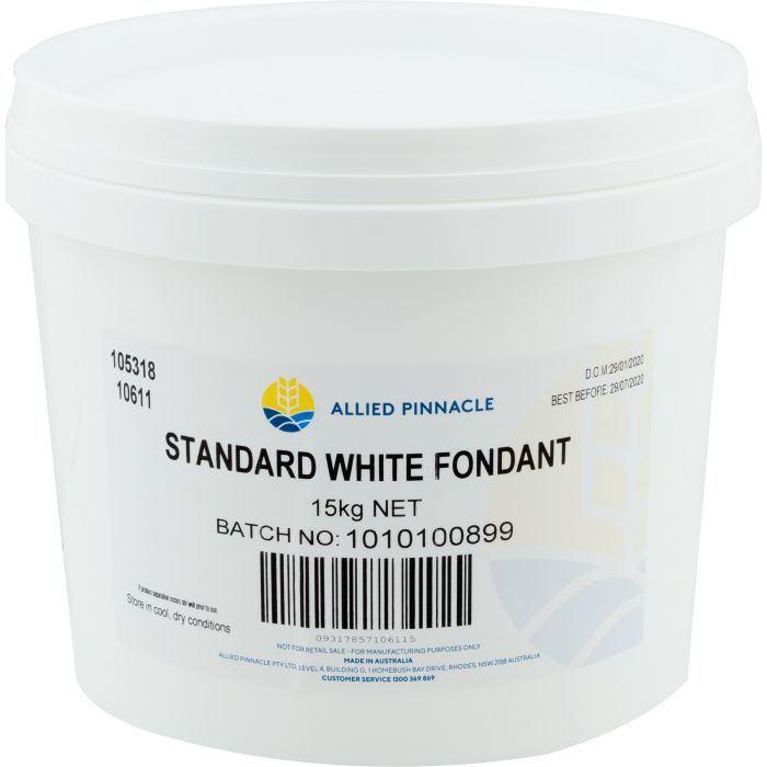 AP Fondant White Standard 15Kg