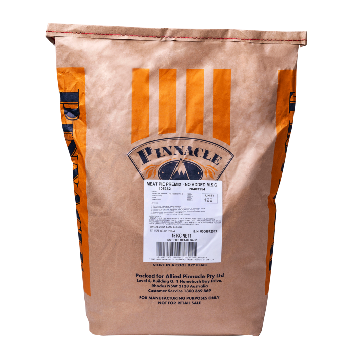 R/O AP Mix Meat Pie NO MSG 15Kg