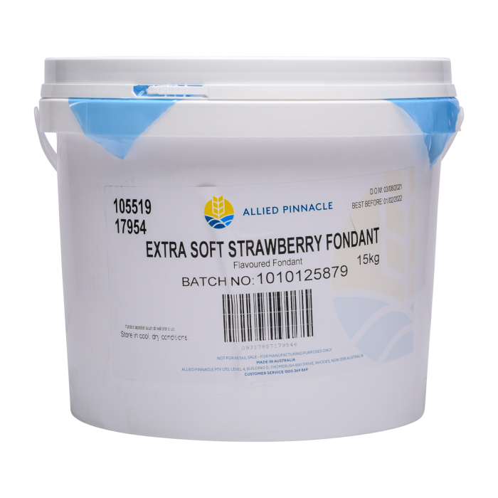 AP Fondant Strawberry Extra Soft 15Kg