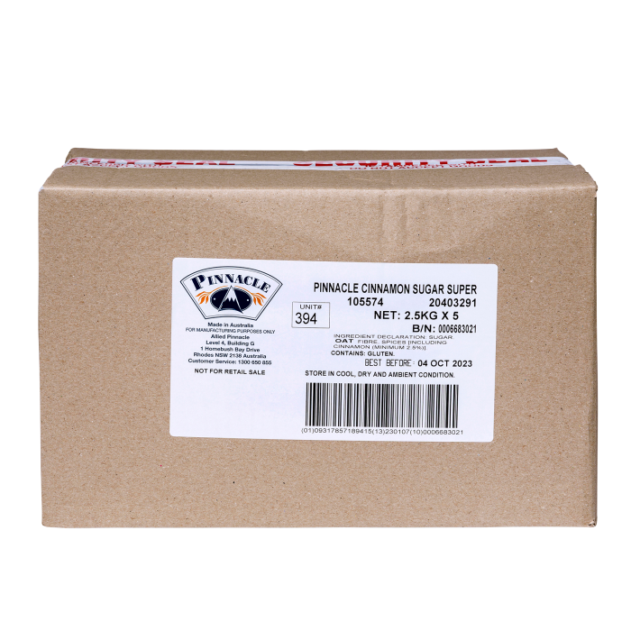 Sugar Super Cinnamon 5x2.5Kg