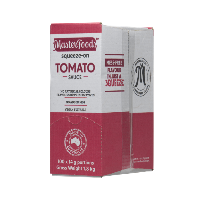 Sauce Tomato Squeeze On 100x14G