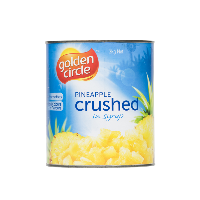 Pineapple Crushed in Syrup A10 3Kg