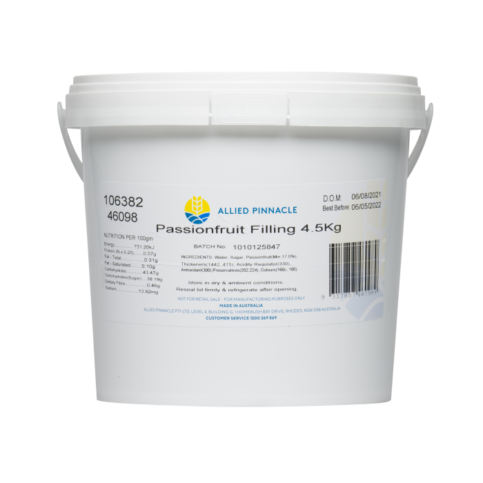 AP Filling Passionfruit 4.5Kg