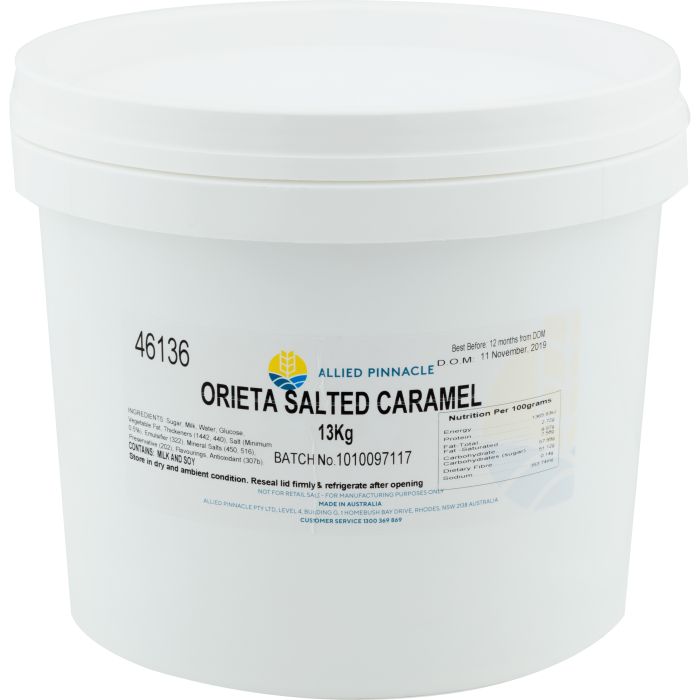 Caramel Orieta Salted 13Kg