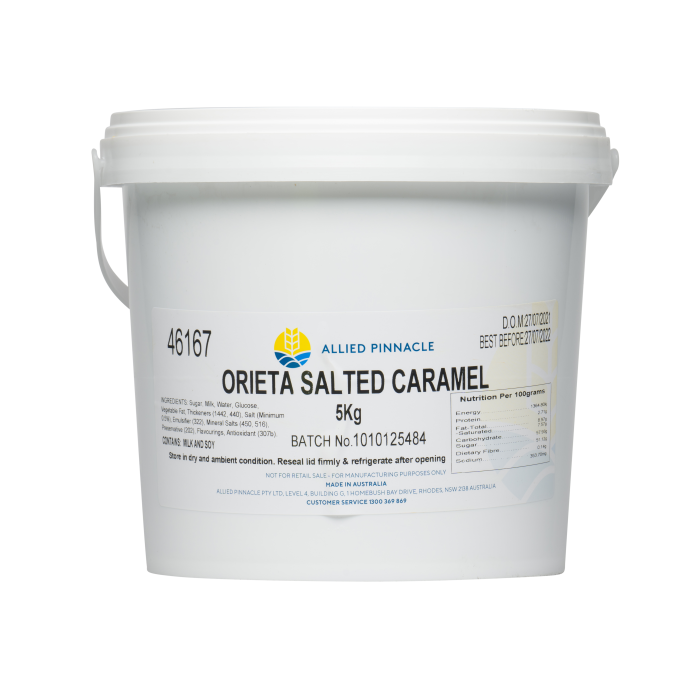 Caramel Orieta Salted 5Kg
