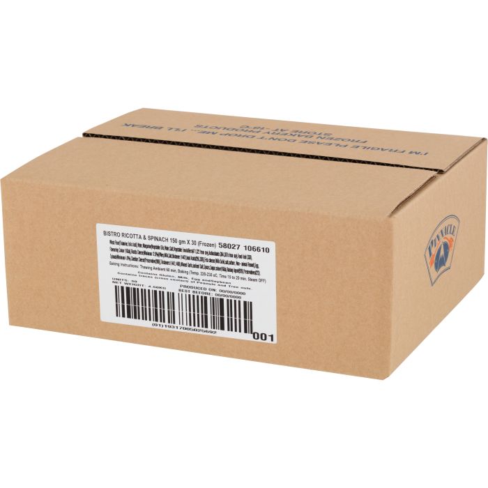 Pastry Spinach & Ricotta Bistro 30x150G 