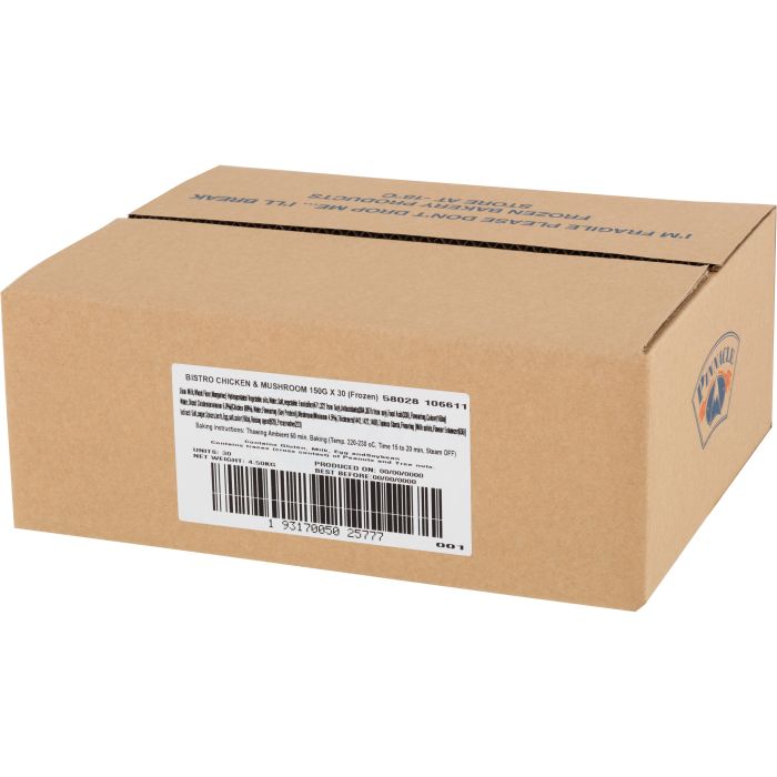 Pastry Chicken & Mushroom Bistro 30x150G 