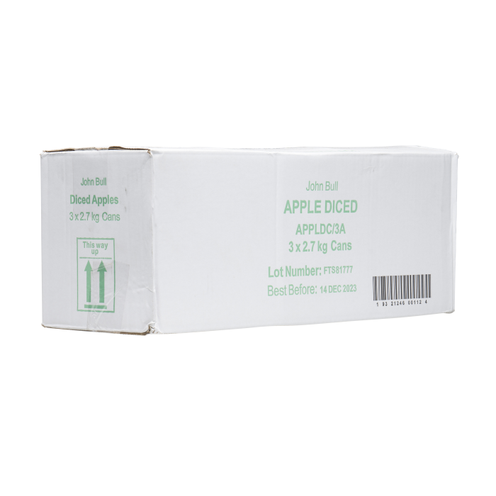 Fruit Apple Diced 3xA10