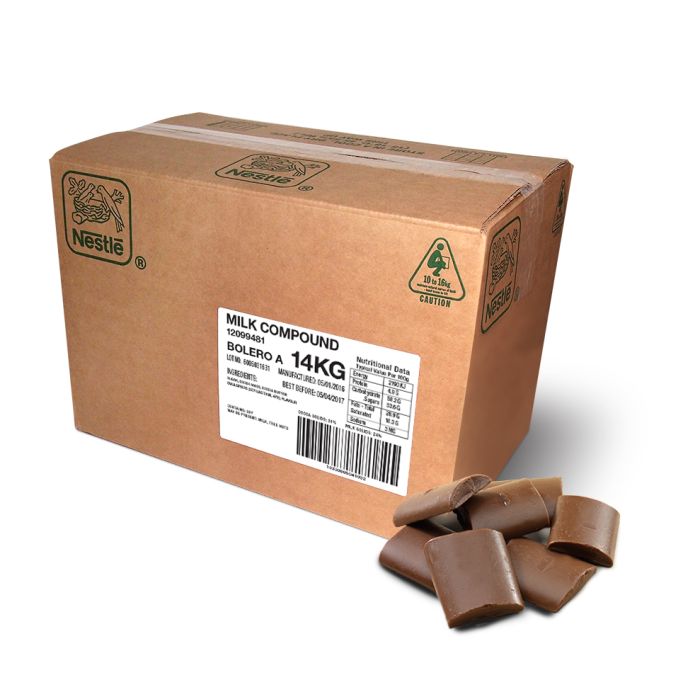 Chocolate Compound Bolero Milk 14Kg 