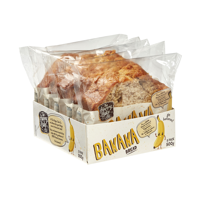 HCC Banana Bread Sliced 500G 6x5Pk